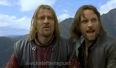 Boromiras ir Aragornas: ið jø liks tik vienas...